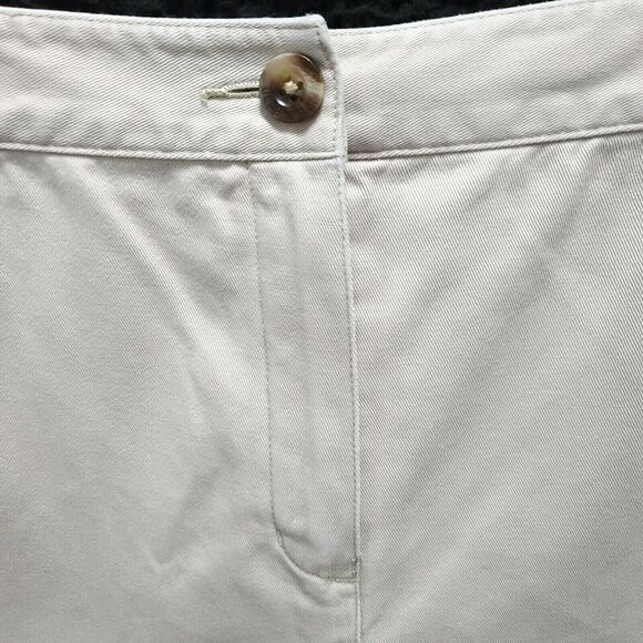 L.L. Bean Classic Fit Womens Pants Khaki Size 10P 100% Cotton Agjustable Waist - Picture 8 of 12